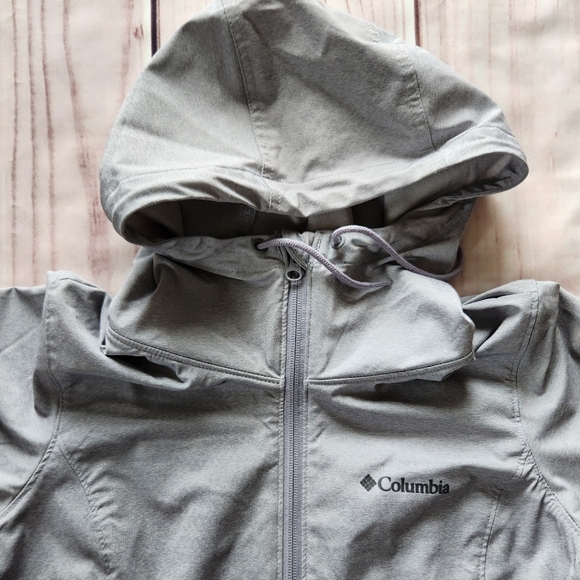 Columbia "Pine Orchard" Long Softshell Lightweight Jacket Grey | Women's Size S - Picture 6 of 12